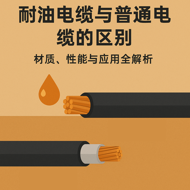 耐油電纜與普通電纜的區(qū)別：材質(zhì)、性能與應(yīng)用全解析